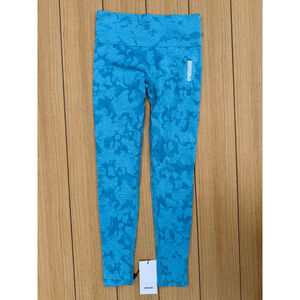 Gymshark ADAPT Seamless Camo Leggings Luna Blue XS – High Waist Workout Athletic